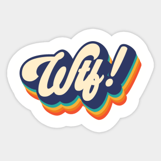 Wtf Sticker